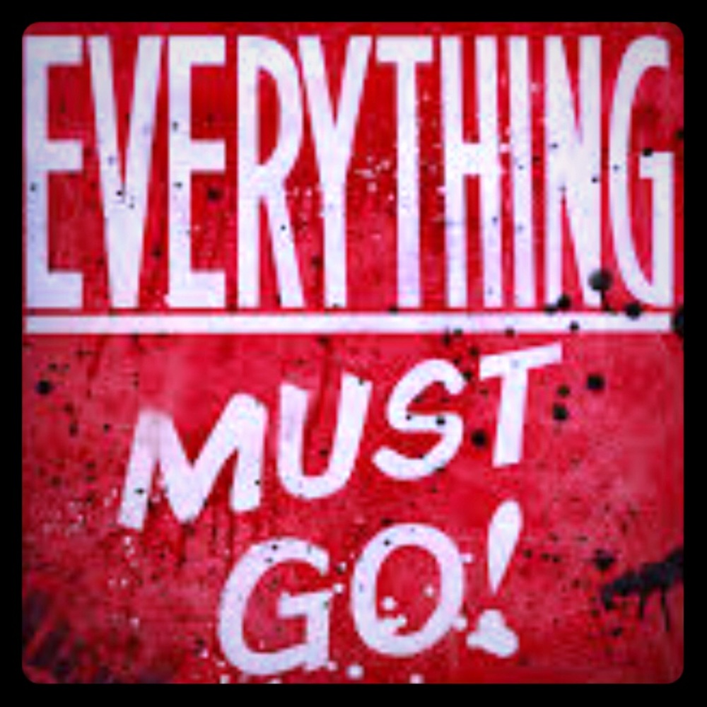 Everything must go! Donating in 24 hrs